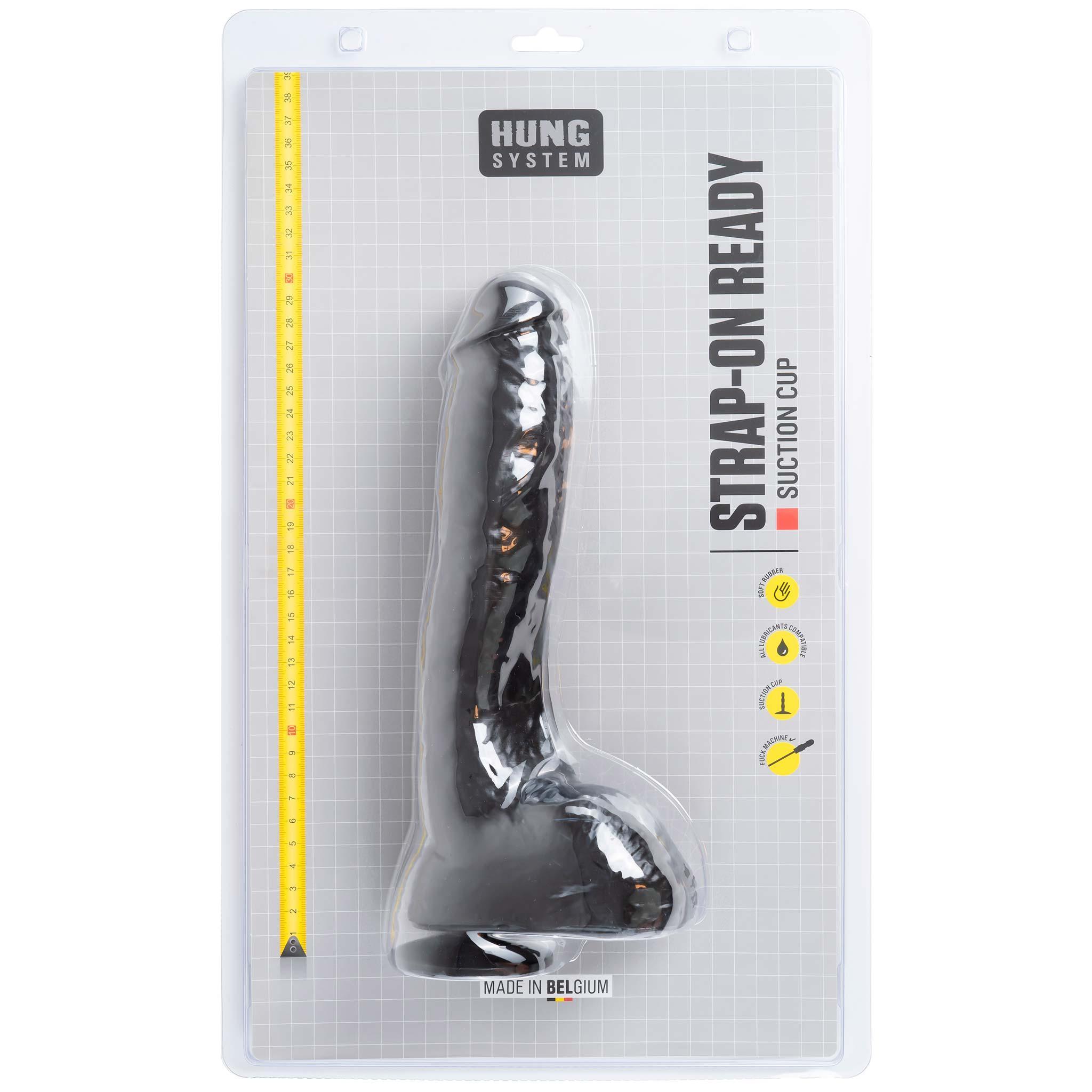 Hung System Dildo Jay L, 27,5 cm, Black