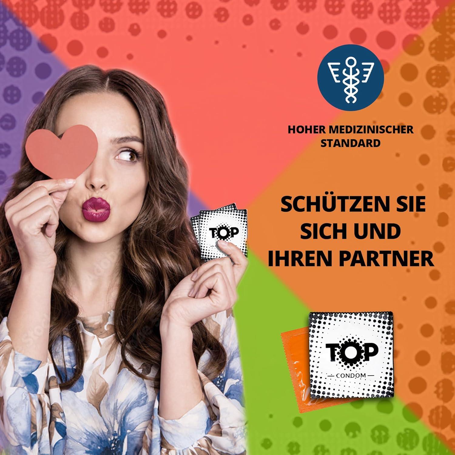 TOP Condoms Lovers Mix: Made to Match, Packs of 12