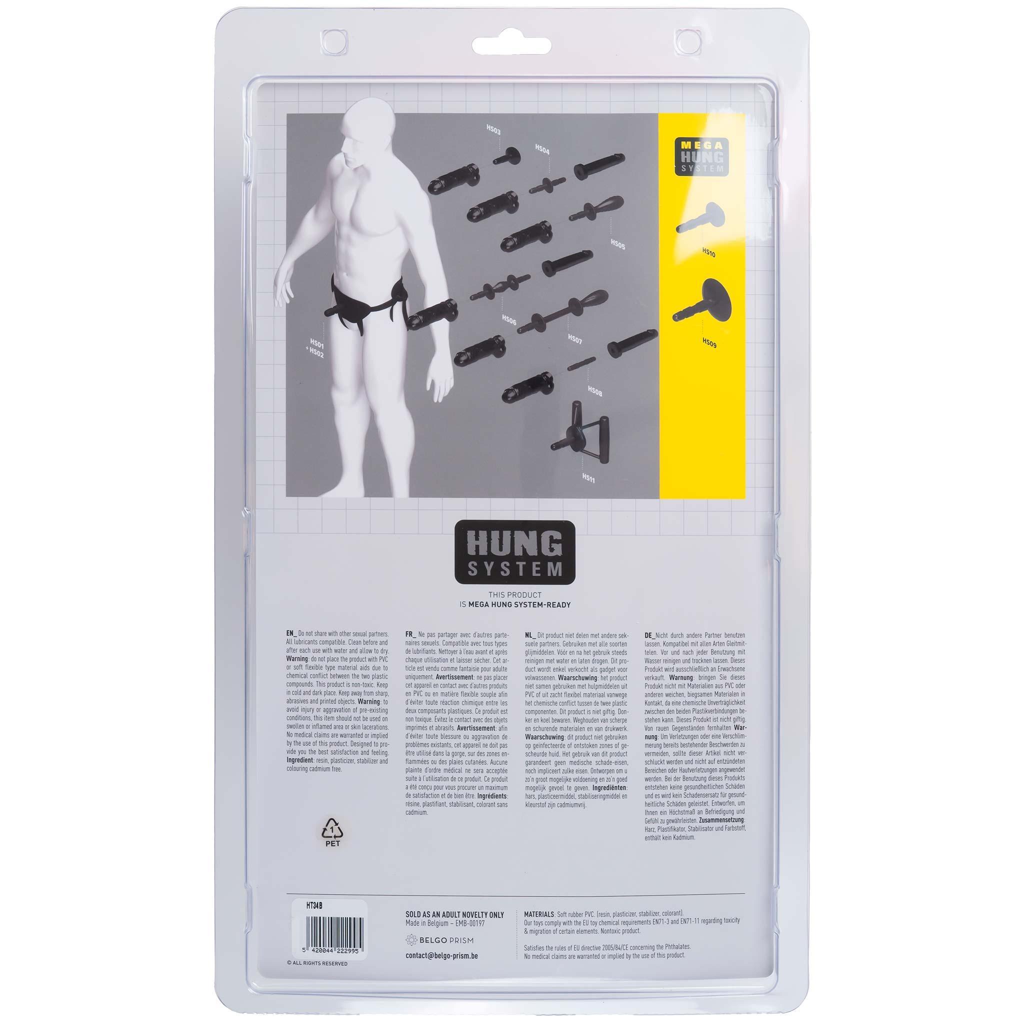 Hung System Dildo Lil L, 25 cm, Black