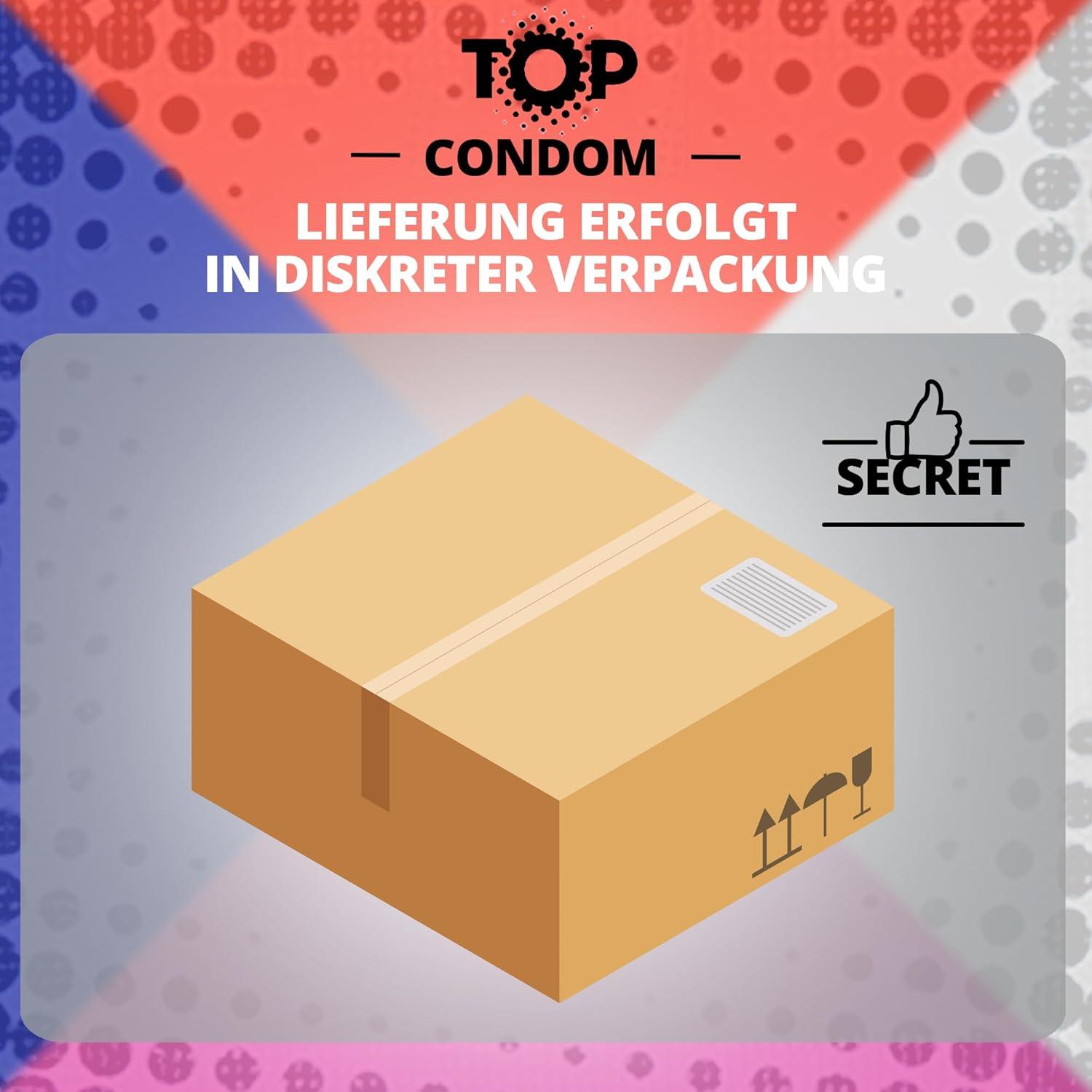 TOP Condoms Profi Mix: All Star-Pack - Variety of pleasure, Packs of 100