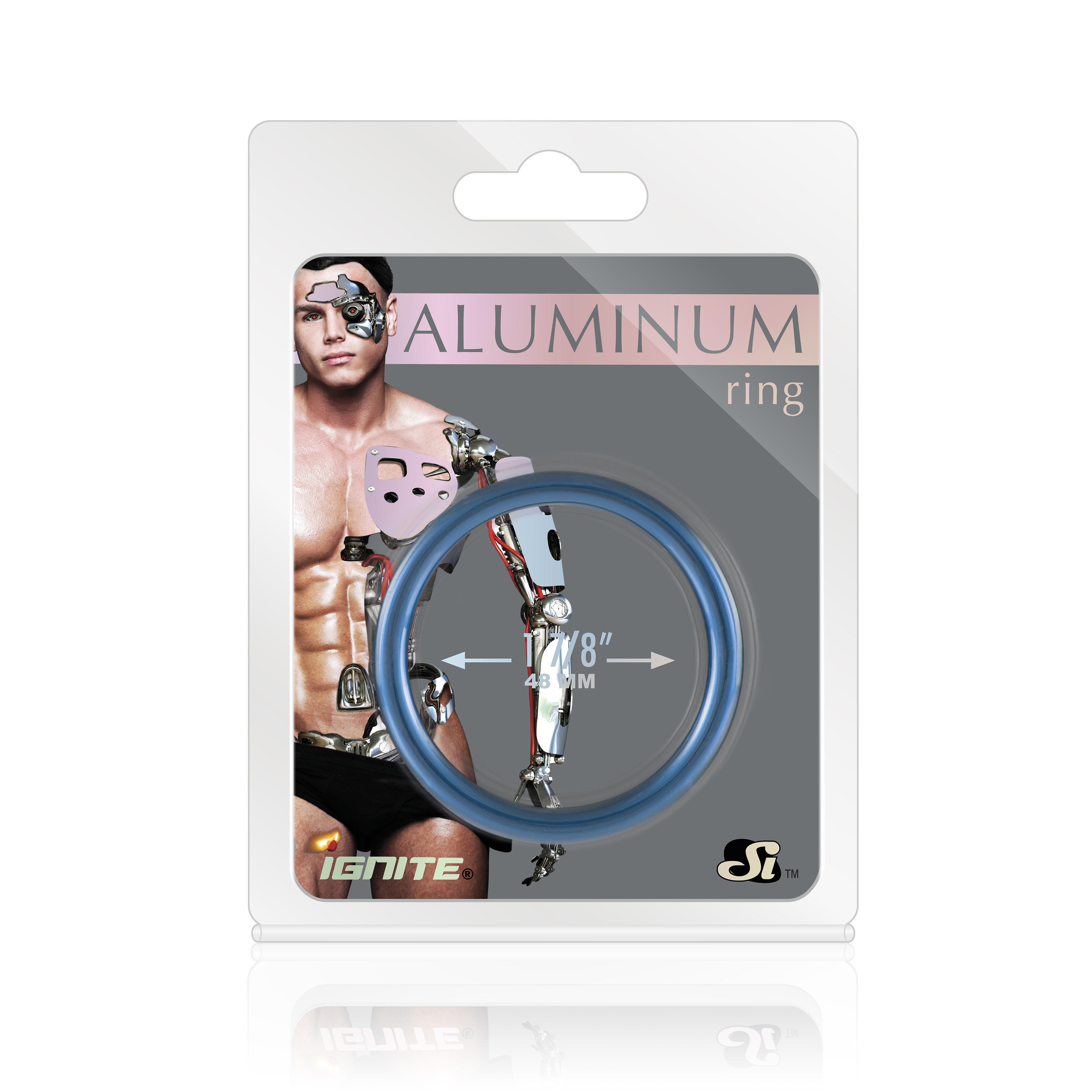 SI IGNITE Aluminium Cockring, ¯ 48 mm, Cobalt Blue