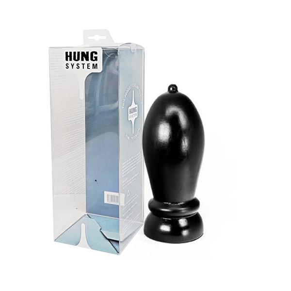 Hung System Butt Plug Rolling, 24 cm, Black
