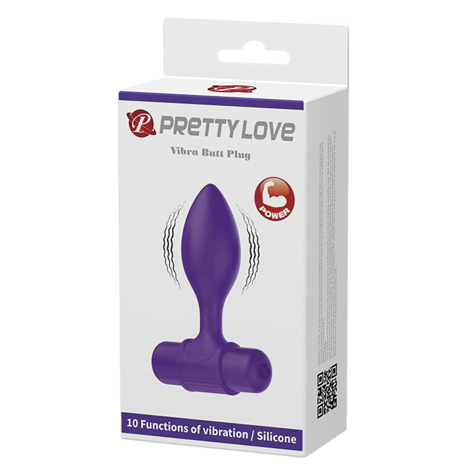 PRETTY LOVE - Vibe Butt Plug, Purple