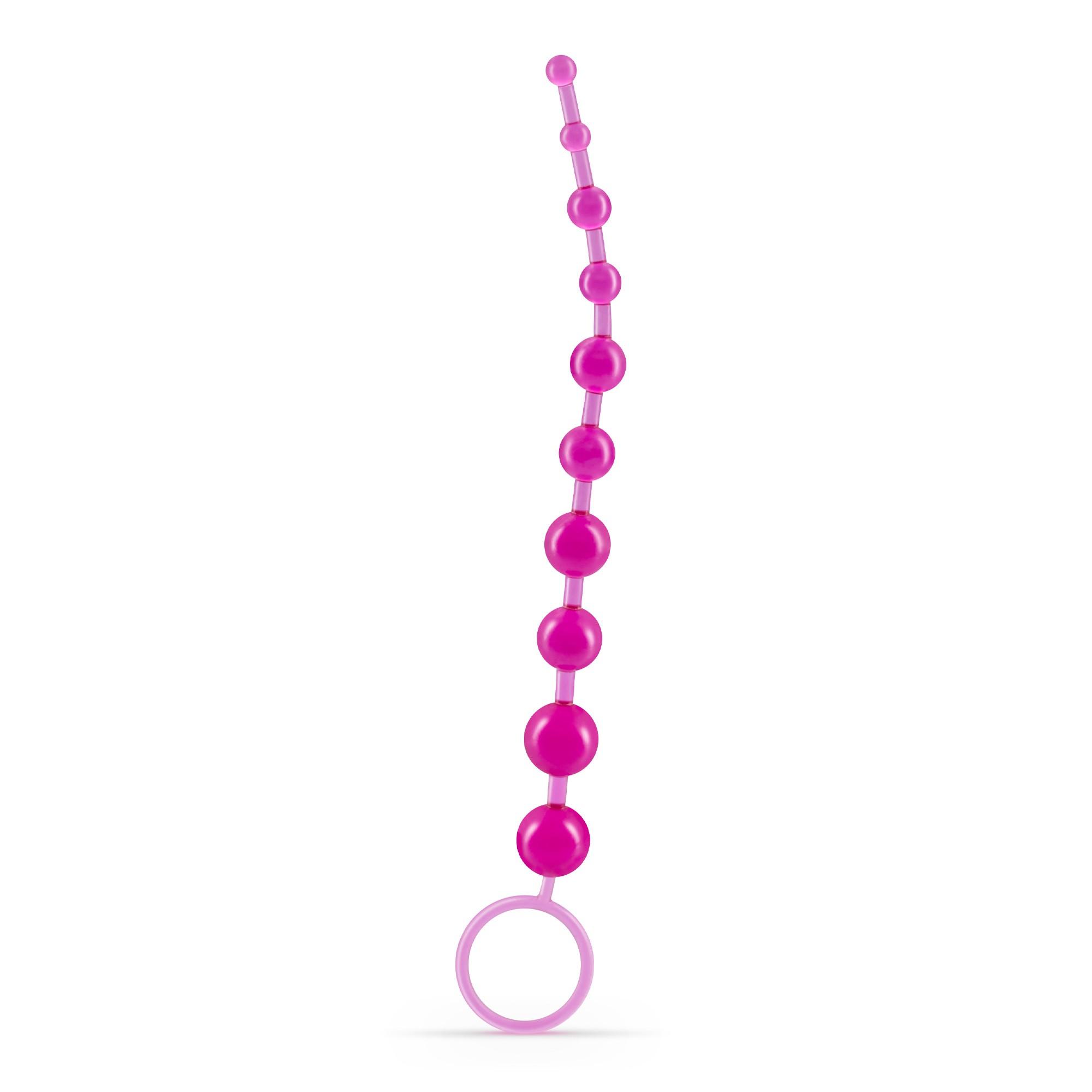 10 Bead Anal Chain Crushious Pink