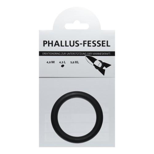 AMARELLE Phallus-Fessel, Latex Cockring, M, black