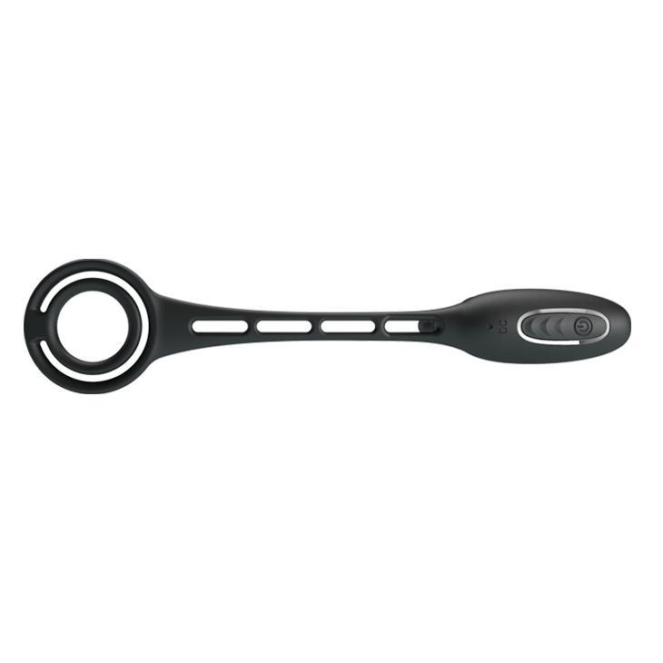 PRETTY LOVE - Vibration Penis Sleeve Iii, 12 functions of vibrationmemoryUSB rechargeablesilicone, waterproof L:212mm W:51mm H:95mm