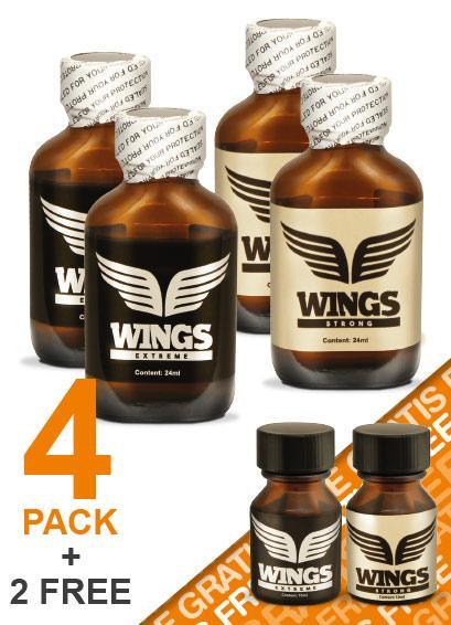 WINGS MIX 4+2 free Pack.