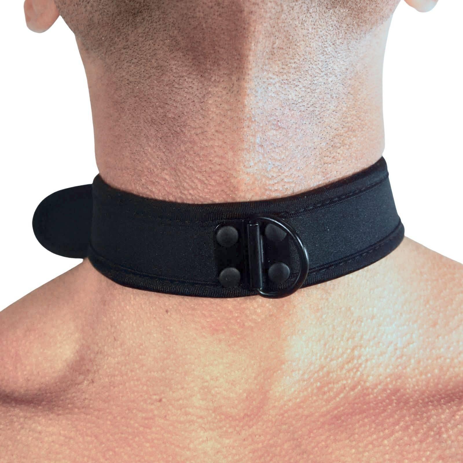 Rude Rider Neoprene Puppy Collar Black