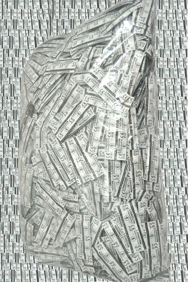 LONDON Q 600 Condoms, 1000pcs, Extra Moist, Ø 52mm, 185mm