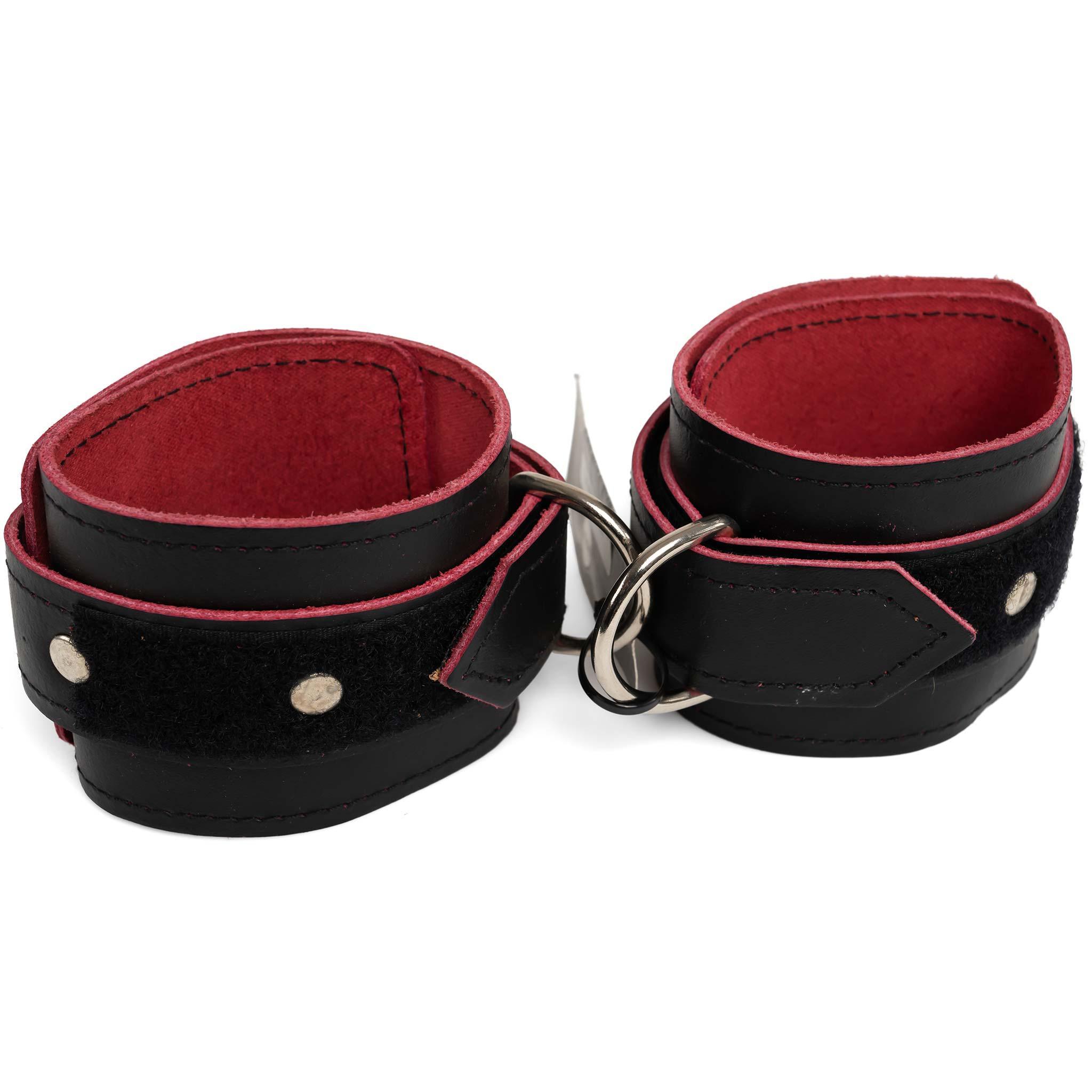Feet Cuffs with Velcro Fastener, Black