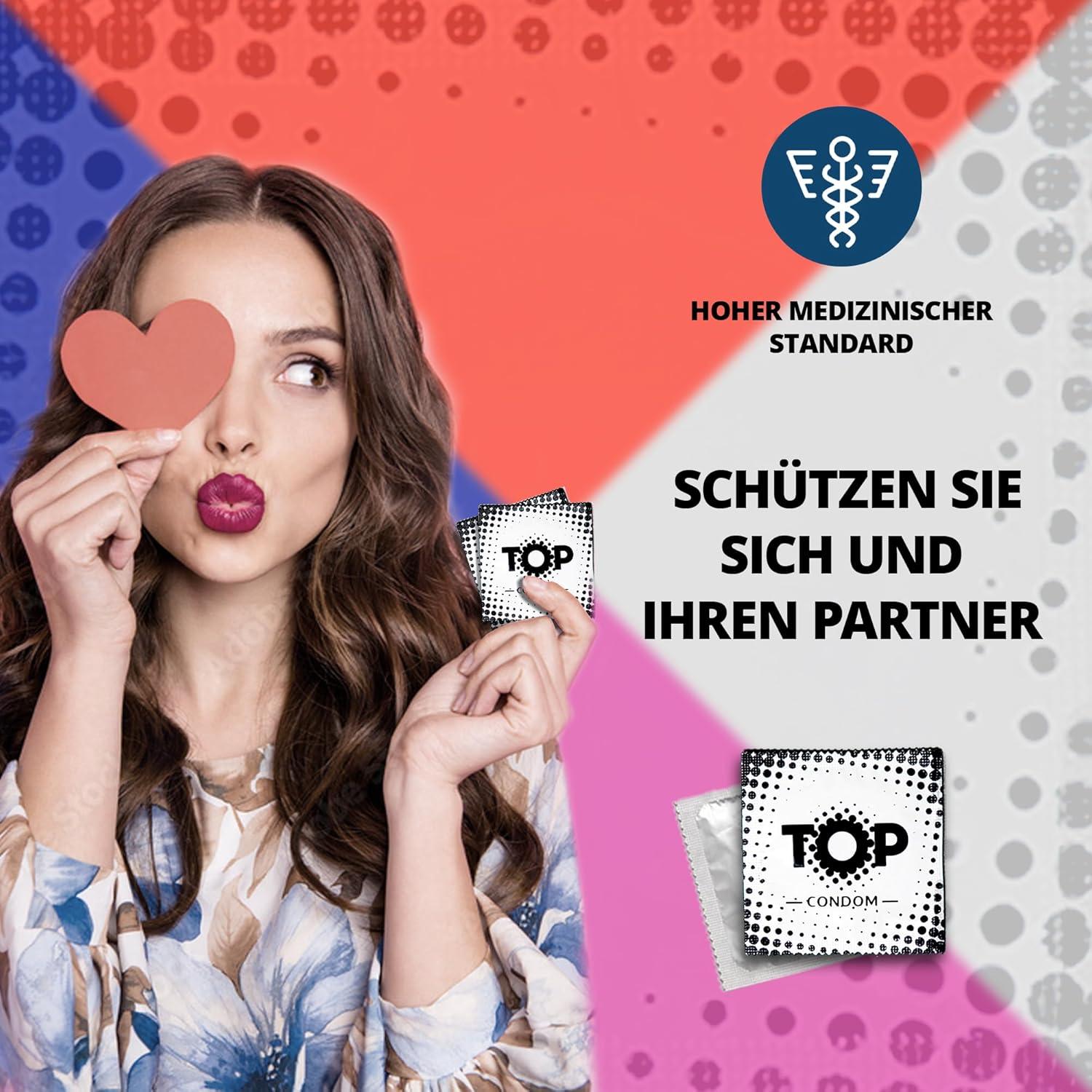 TOP Condoms Profi Mix: All Star-Pack - Variety of pleasure, Packs of 100