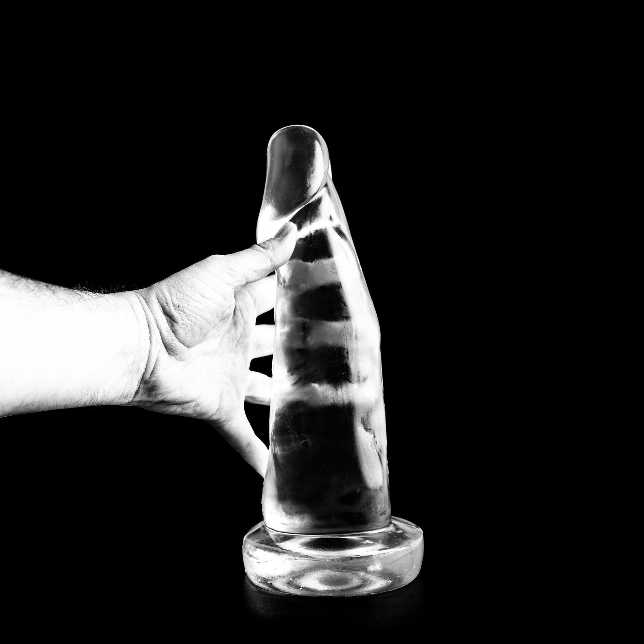 Dark Crystal Isak Dildo, 32 cm, Clear