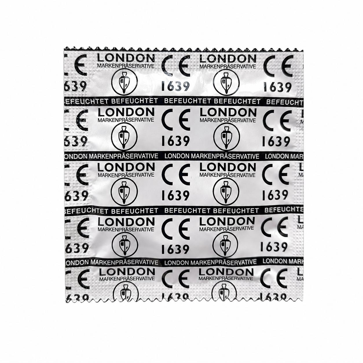 LONDON Q 600 Condoms,  100 pcs, Extra Moist, Ø 52mm, 185mm