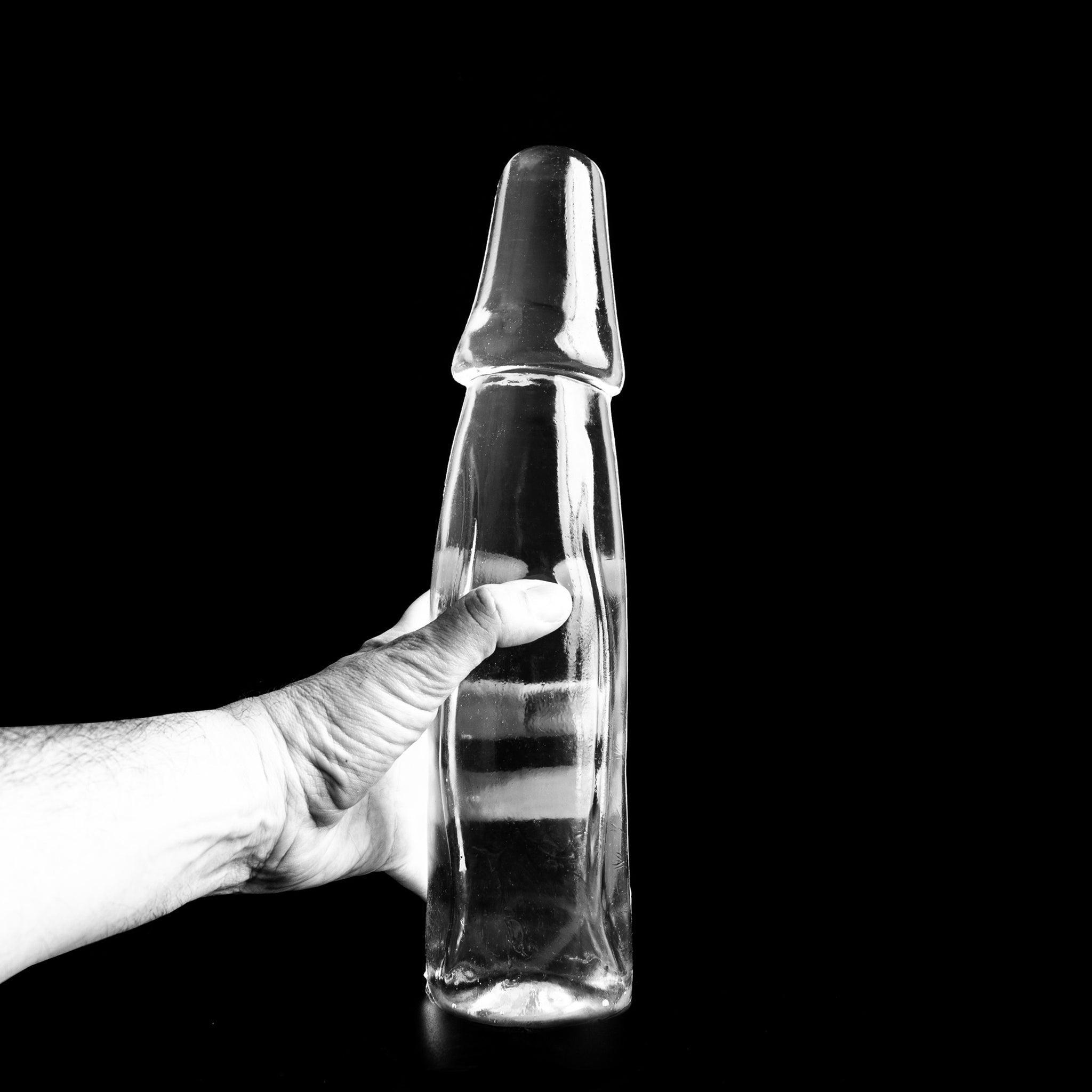 Dark Crystal Thord Dildo, 35 cm, Clear