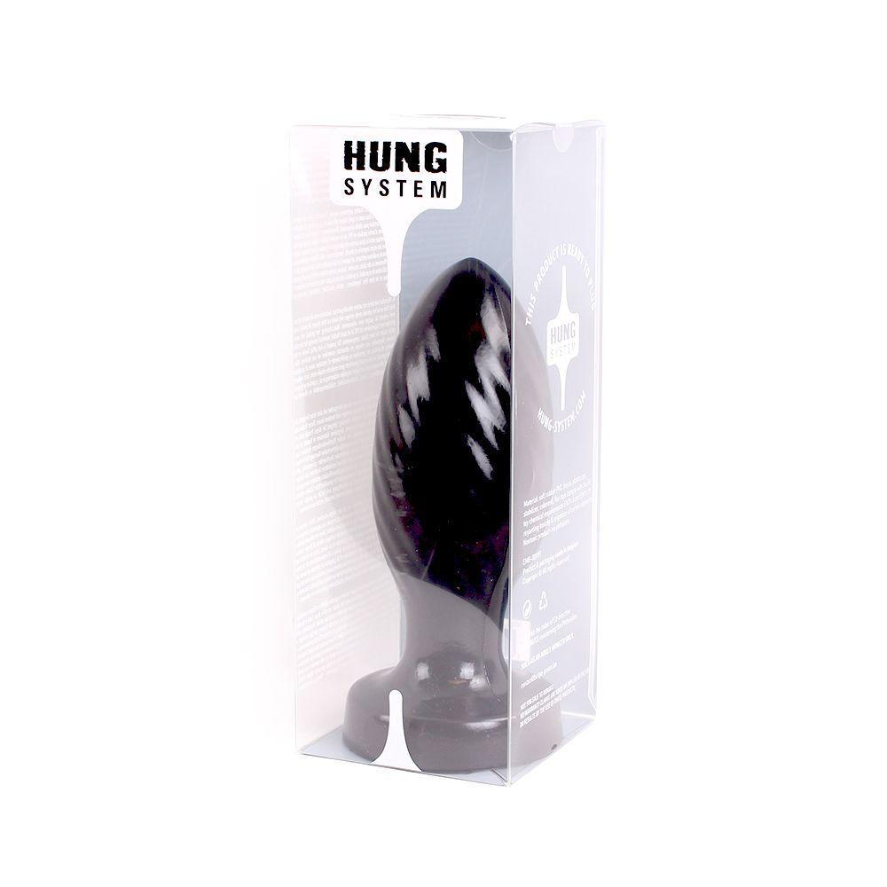Hung System Butt Plug Bumfun, 23 cm, Black