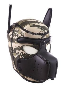 RudeRider Neoprene Puppy Hood Camo/Black, M size