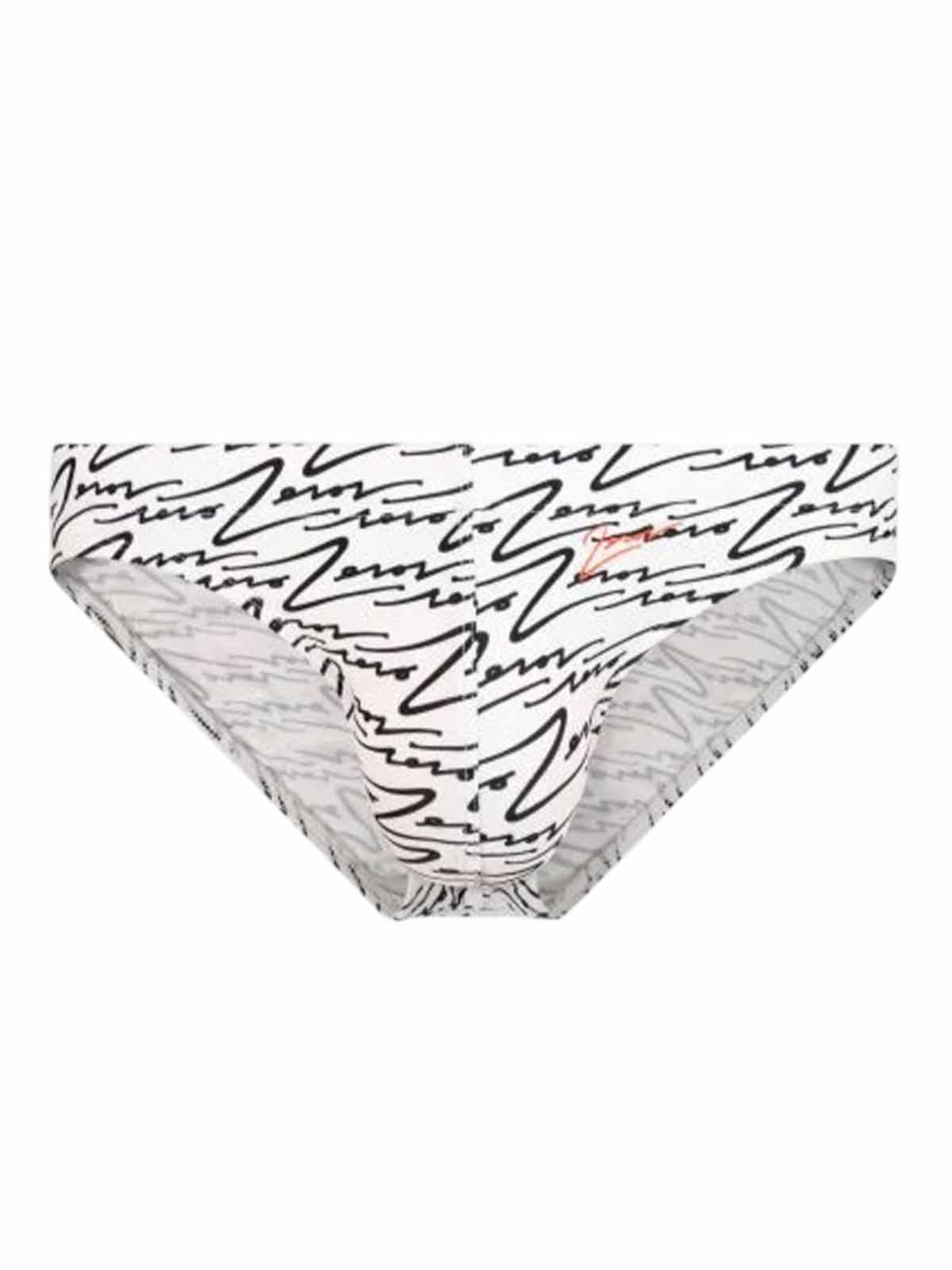 2Eros V20 Signature Print Swim Brief B&W - Size: M