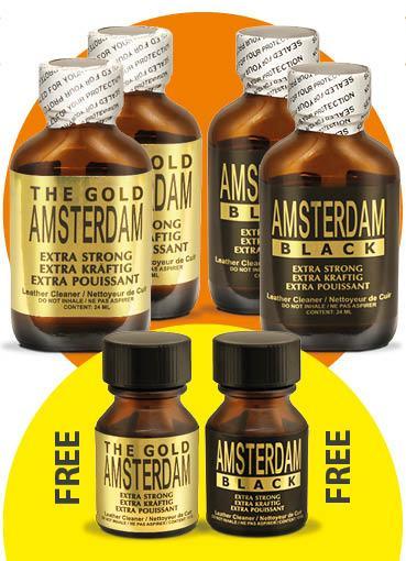 AMSTERDAM Power Gold 4 + 2 FREE Pack.