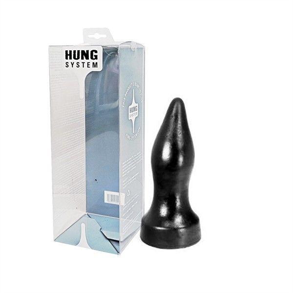 Hung System Butt Plug Patrol, 22,5 cm, Black