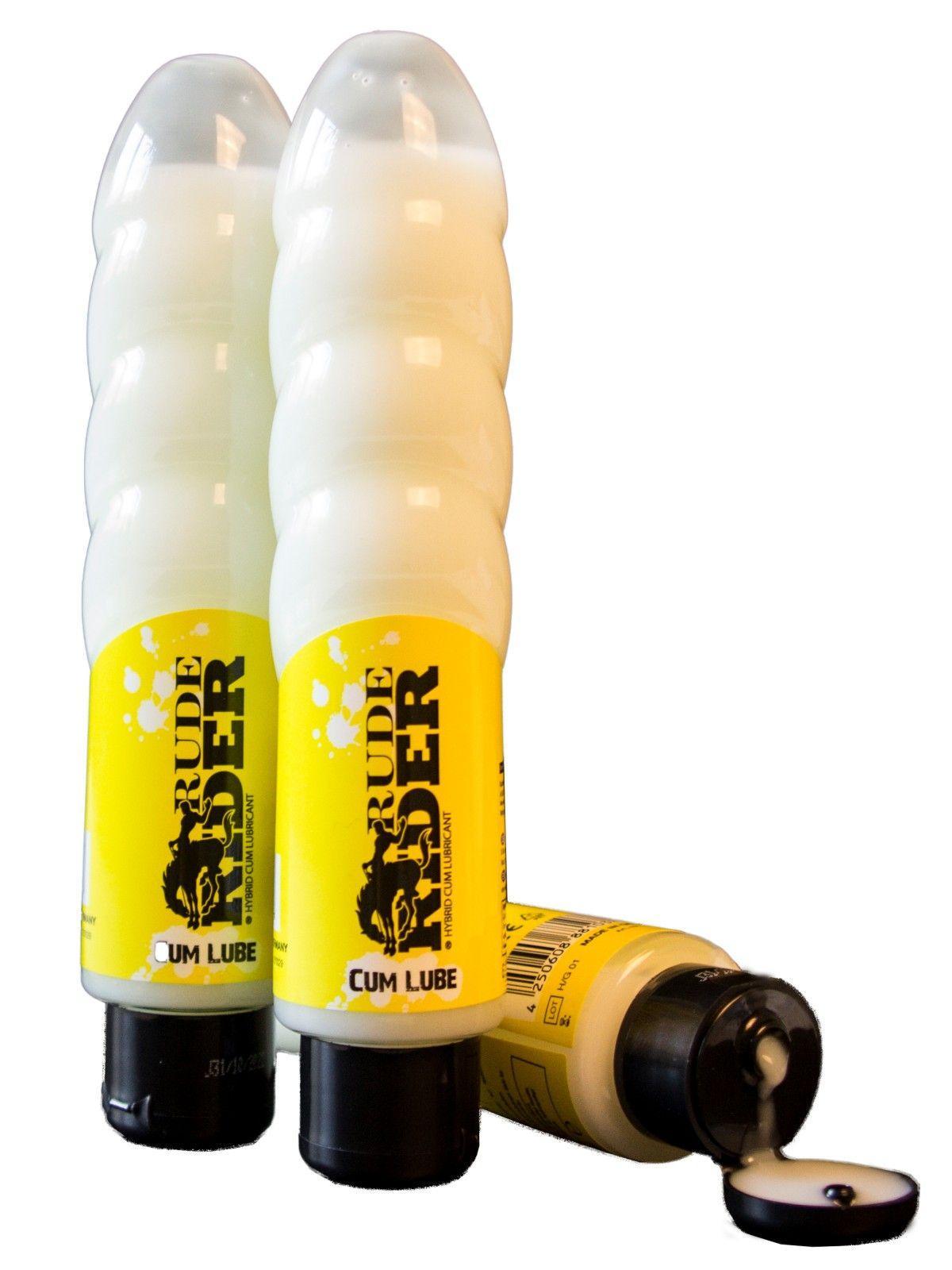 Rude Rider Cum Lube, Hybrid Based Lubricant, 175ml in Dildo Toy Bottle (17 cm, Ø 4,1 cm)