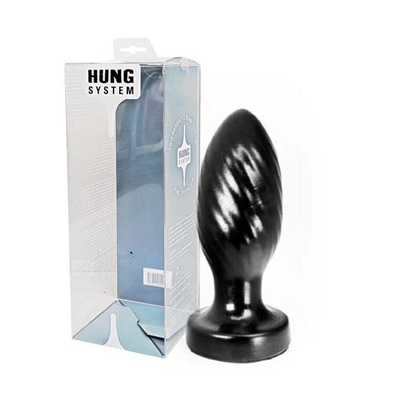 Hung System Butt Plug Bumfun, 23 cm, Black