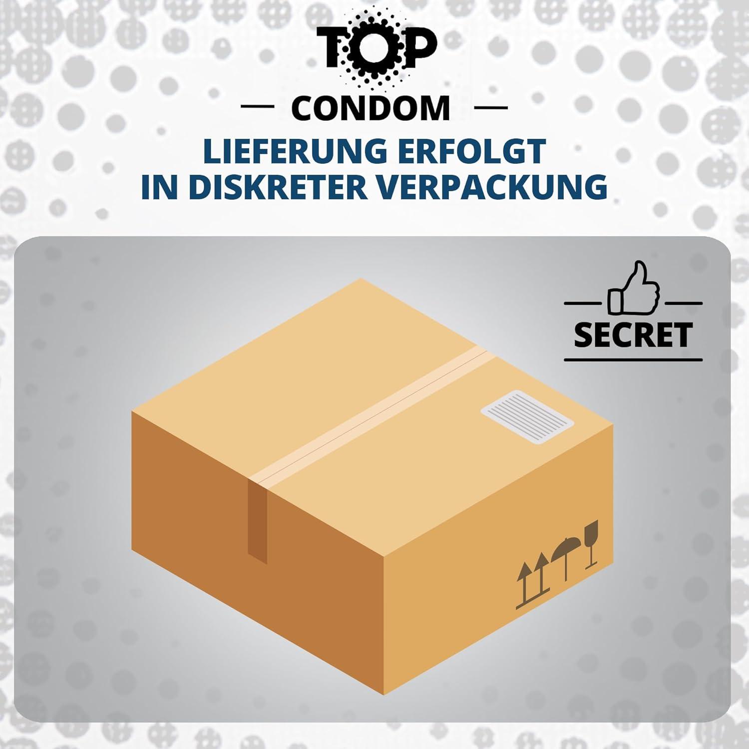 TOP Condoms Standard: What A Pleasure - Standard Fun, Packs of 100