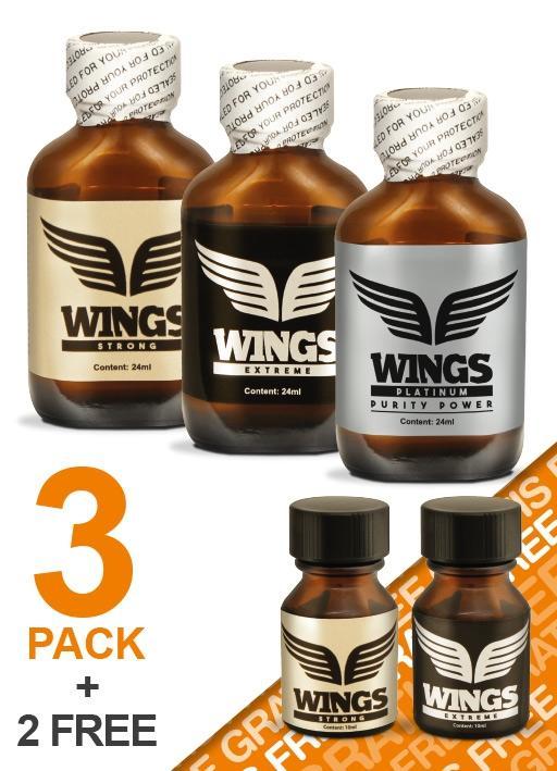 WINGS BIG Mix 3+2 free Pack.