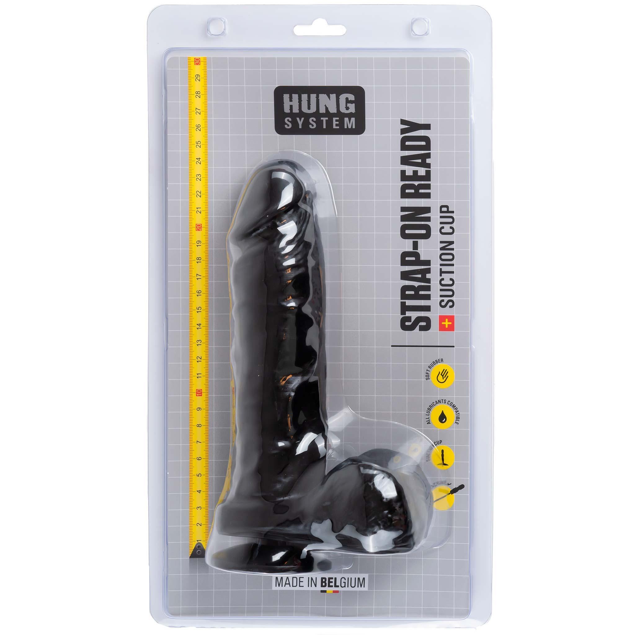 Hung System Dildo Lil M, 22,5 cm, Black