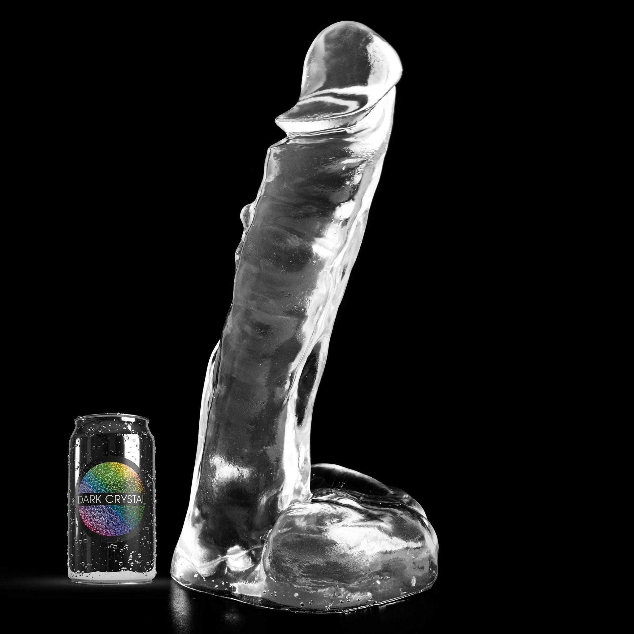 Dark Crystal Bjork Dildo, 45,5 cm, Clear