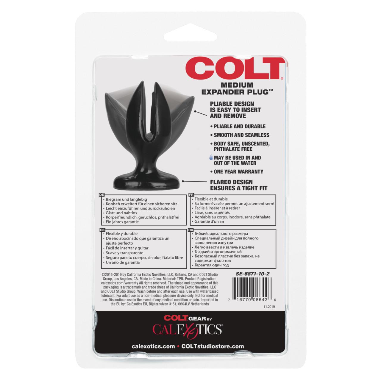 COLT Expander Plug Medium, 12 cm, Black