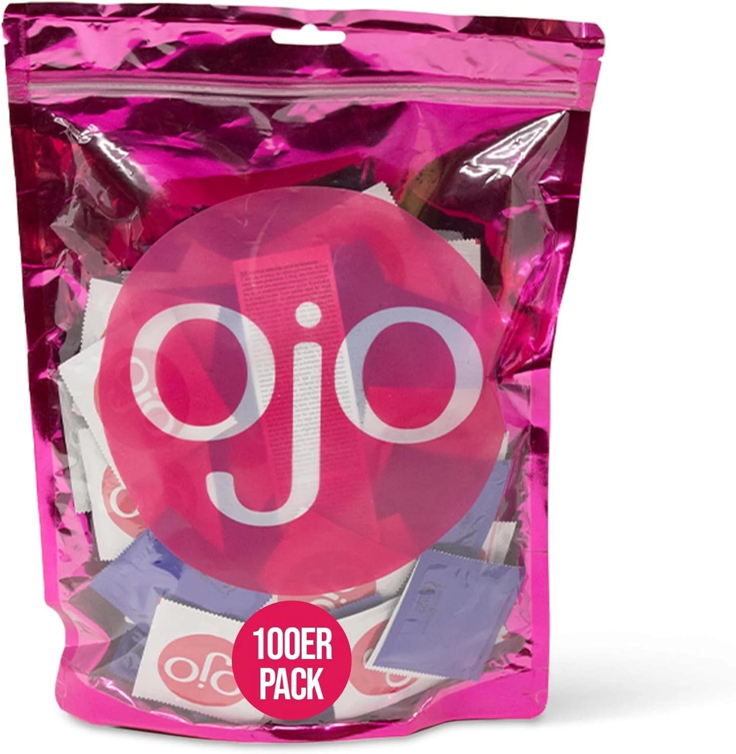 OJO Extra Wet Condoms: Wet Situation, Packs of 100