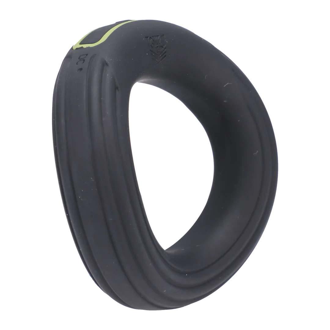 Doc Johnson, Rev Cock Throbber - Vibrating Cockring - Large, 5 cm - Black