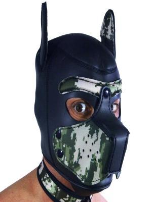 RudeRider Neoprene Puppy Hood Camo, L size