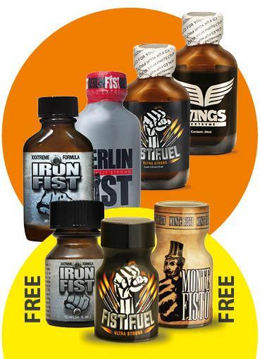 EXTREME FISTING Mix 4 + 3 FREE Pack.