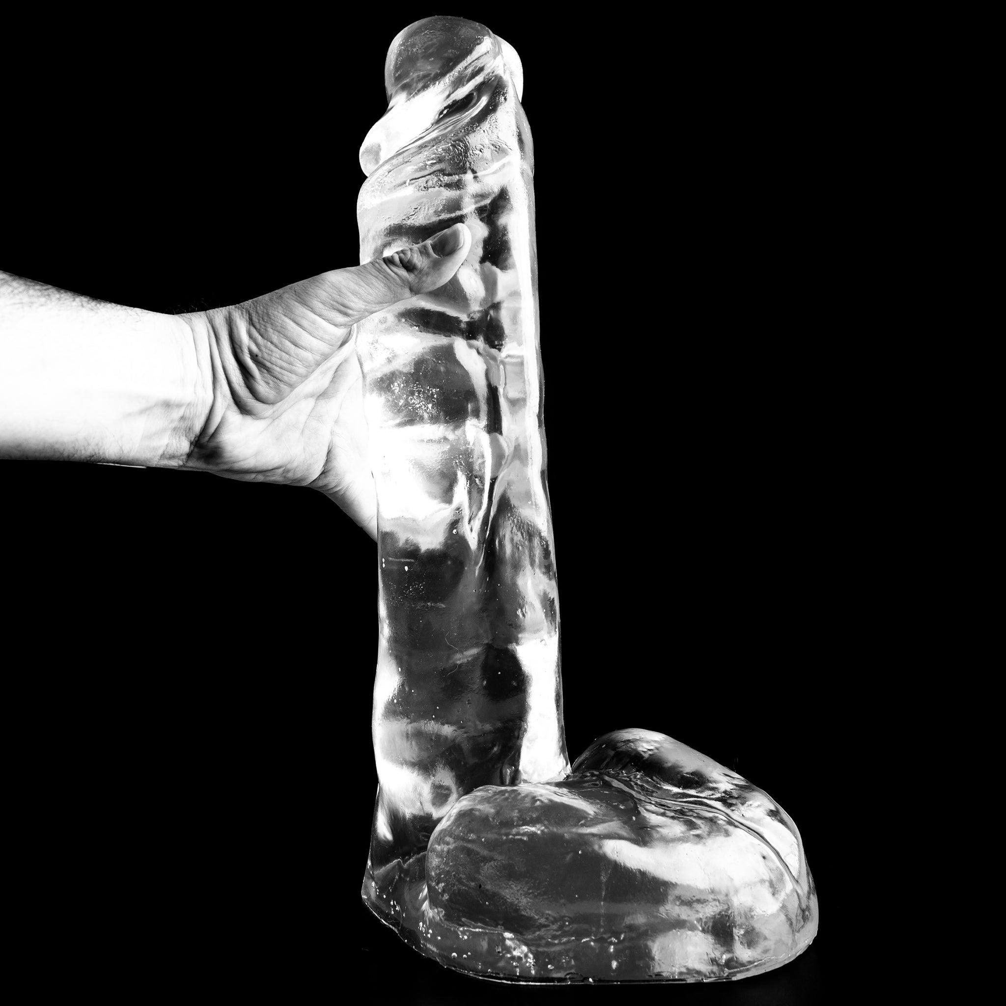 Dark Crystal Bjork Dildo, 45,5 cm, Clear