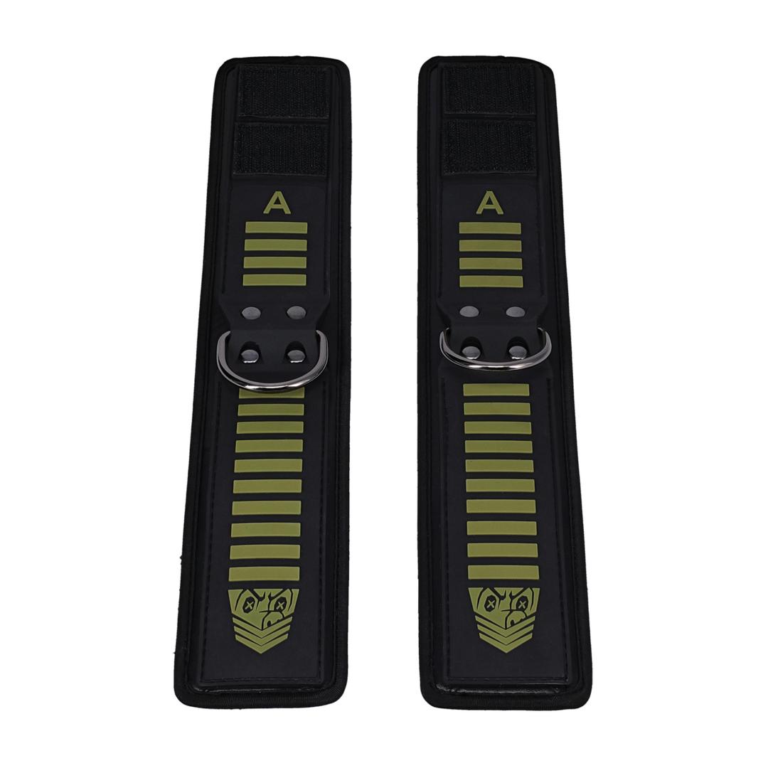 Fort Troff Tactical Ankle Cuffs - Black/Green