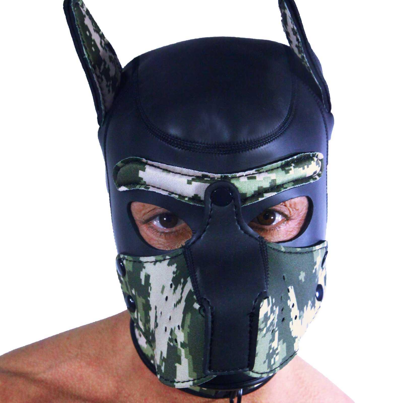 RudeRider Neoprene Puppy Hood Camo, L size